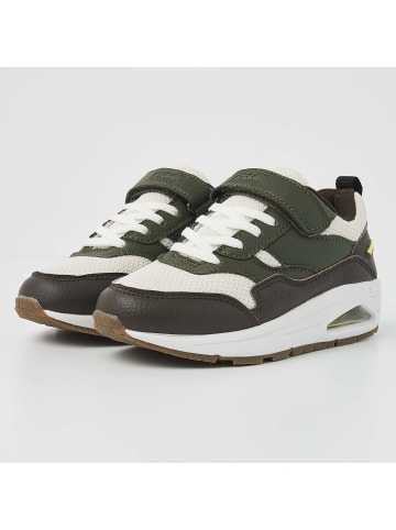 British Knights Sneaker Lennox in dunkelbraun/grün/beige/gelb