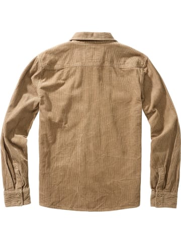 Brandit Hemd "Corduroy Classic" in Beige