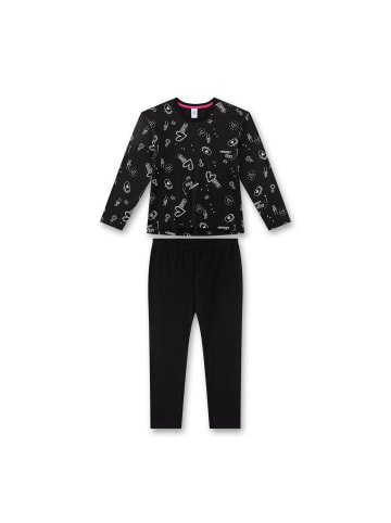 Sanetta Pyjama 1er Pack in Schwarz