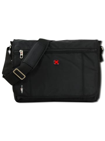 Travel n meet Travel N Meet Messenger Bag, Notebooktasche Polyester schwarz ca. 41cm