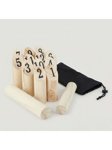 relaxdays Kubb Wikingerspiel in Natur