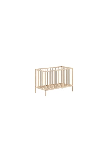 58 aufm Kessel BABYBETT Kara-lynn 124x84x65 aus Massivholz in Buche Natur