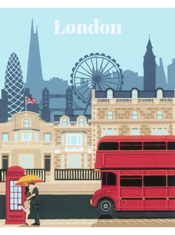 Ravensburger Malprodukte Farbenfrohes London CreArt Adults Trend 12-99 Jahre in bunt