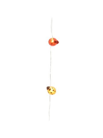 MARELIDA LED Lichterkette Korken mit Marienkäfern in rot/gelb - L: 70cm
