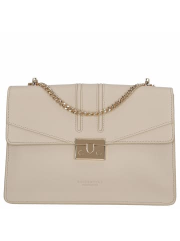 Seidenfelt Roros Big - Schultertasche 28 cm (oxblood/gold) in tofu beige