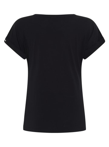 Kangaroos Kurzarmshirt in schwarz