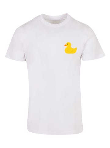 F4NT4STIC T-Shirt Yellow Rubber Duck TEE UNISEX in weiß