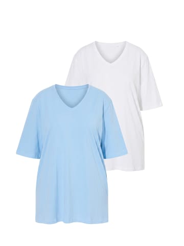 Ulla Popken Shirt in himmelblau