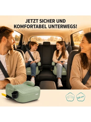fillikid Sitzerhöhung mit verlängerbarer Isofix i-size Exklusiv in Mint