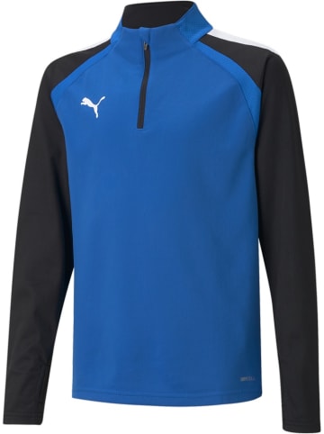 Puma Pullover "TeamLIGA 1/4 Zip Top Jr" in Blau