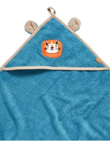 Playshoes Bademantel "Frottee-Kapuzentuch Dschungel" in Blau