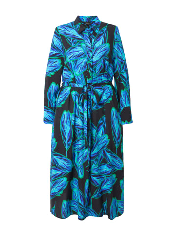 Ulla Popken Midikleid in schwarz