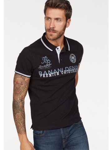 Bruno Banani Poloshirt in schwarz