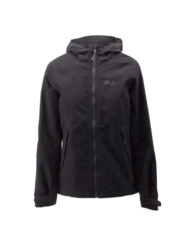 Jack Wolfskin Jacke 2L Commercial Mount Isa Texapore in Schwarz