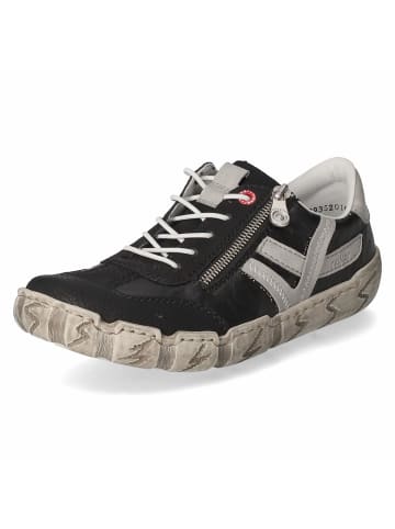 rieker Slip On Sneaker in schwarz