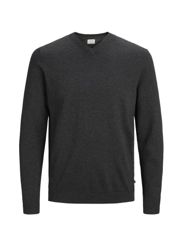 Jack & Jones Pullover 'Basic' in dunkelgrau