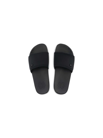 Flip Flop Hausschuh "pool*neo flower" in schwarz