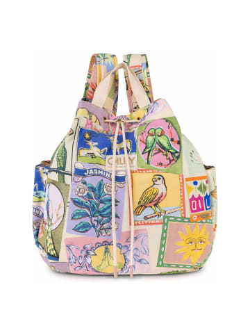 Oilily Flaming Symbols Daypack 39 cm in almond oil