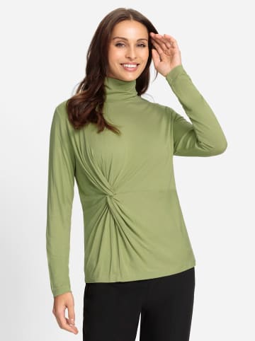 WITT WEIDEN Stehkragen-Shirt in schilf