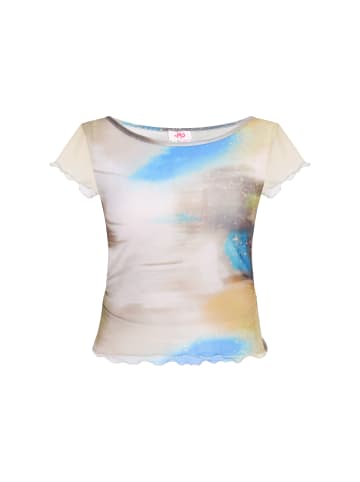 myMo Women Blouse in blue multicolor
