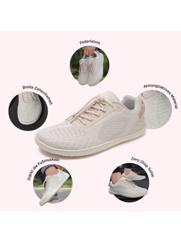 DOTALES LiteStep Barfußschuhe in  Beige 36