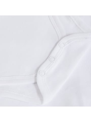 Pippi Babywear Kinder Langarmbody "Body LS AO-printed" in Weiß
