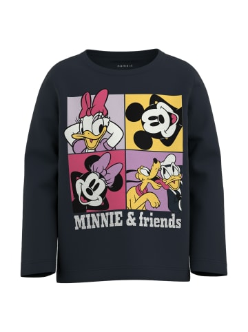 name it Mädchen Longsleeve - Minnie Mouse Print in Blau