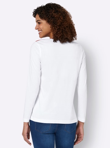 WITT WEIDEN Langarmshirt in weiß