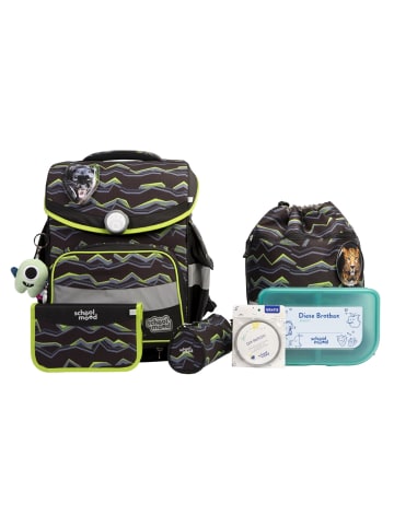 SCHOOL-MOOD Timeless Pro Schulranzen-Set 7-teilig Raubkatze