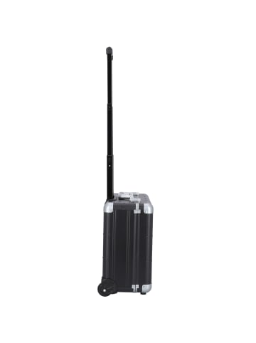 Alumaxx 2-Rollen Businesstrolley Aluminium Laptopfach 37 cm schwarz matt