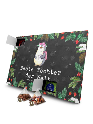 Mr. & Mrs. Panda Advents-Teekalender Pinguin Beste Tochter der W... in Kreidetafel