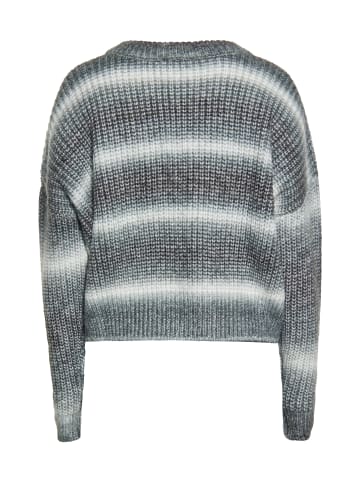 Usha Damen Strickpullover in Grau Mehrfarbig