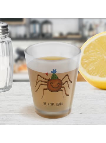 Mr. & Mrs. Panda Schnapsglas Spinne Agathe Party ohne Spruch in Transparent