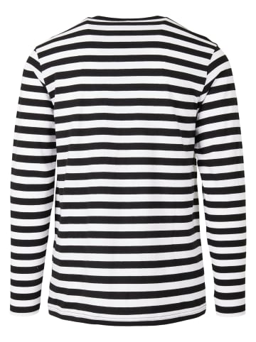 Urban Classics Urban Classics Herren Regular Stripe LS in white/black