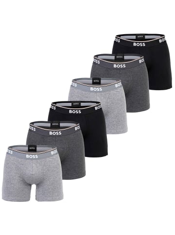 BOSS Boxershort 6er Pack in Grau