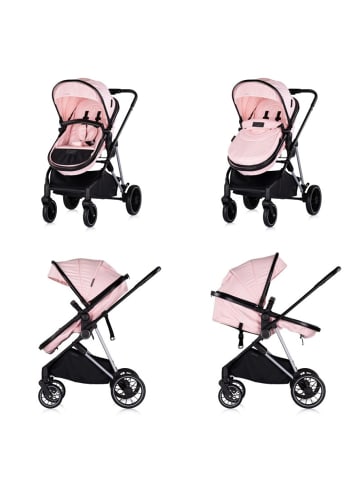 Chipolino Kinderwagen Aura 3 in 1 in rosa