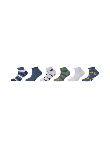 S. Oliver Sneakersocken 6er Pack originals in vintage indigo