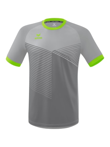 erima Kinder Mantua Trikot in silver grey/green gecko