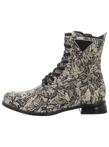 SIMEN Schnürstiefelette in beige