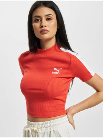 Puma Puma Cropped T-Shirts in poppy red