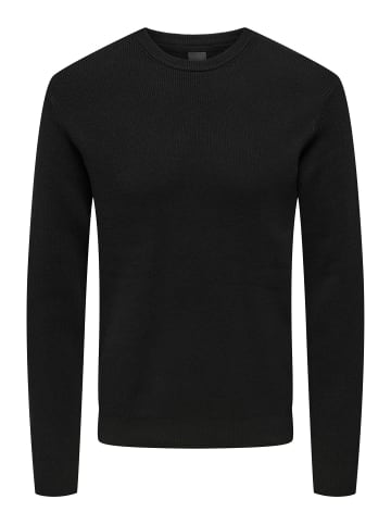 ONLY & SONS Strickpullover in Black 1