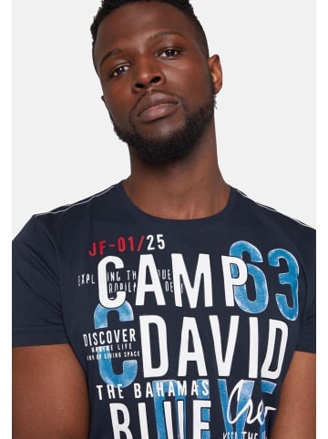 CAMP DAVID  T-Shirt in dunkelblau