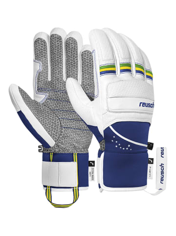 Reusch Fingerhandschuhe Lucas Braathen in 1017 white / surf the web