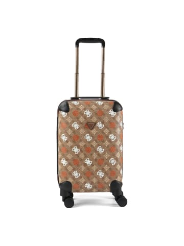 Guess Eliette 4 Rollen Kabinentrolley 53 cm in latte logo-ginger