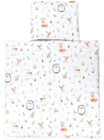 TupTam Unisex Baby Wiegenset 4-teilig in grün/beige