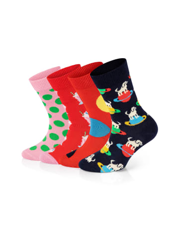 Happy Socks Socken 4-Pack Kids Milkshake-Planet Dog in multi_coloured