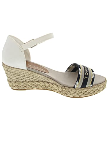 Tommy Hilfiger Corporate Webbing Low Wed Sandalette Beige