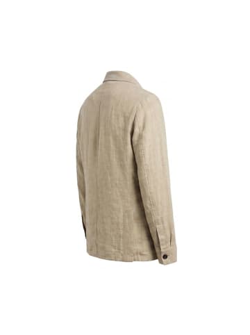 Malo Beige Leinen Herren Jacke