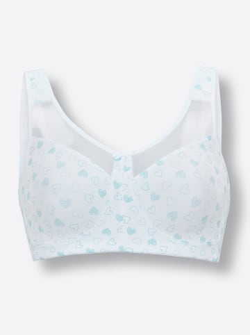 WITT WEIDEN Entlastungs-BH ohne Bügel in weiß-mint