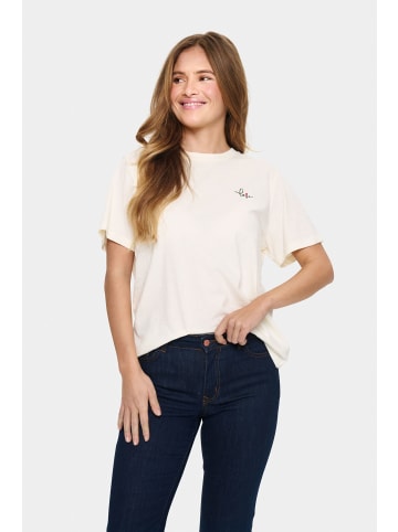 SAINT TROPEZ T-shirt JettySZ Gerade Passform in Ice